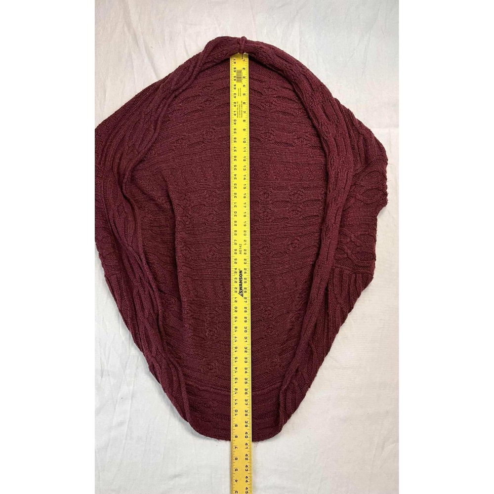 Universal Thread Cozy Knit Cardigan Burgundy Womens XL - Picture 5 of 5